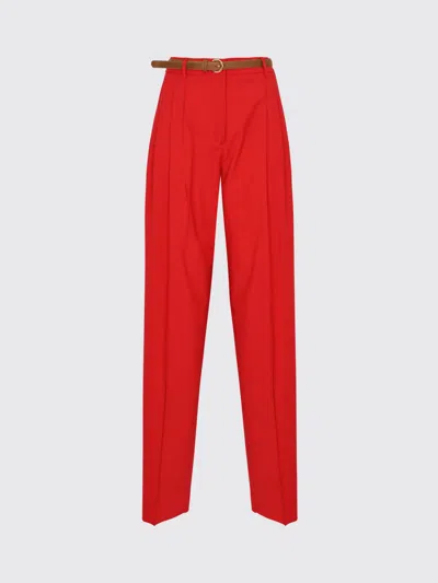 Max Mara Pants Woman  Studio In Red