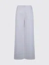 Max Mara Maxmara Studio Gary Trousers In Silver
