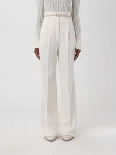 Max Mara Pants Woman  Studio In White