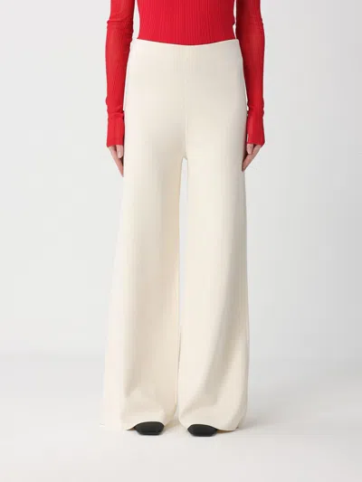 Max Mara Pants Woman  In White