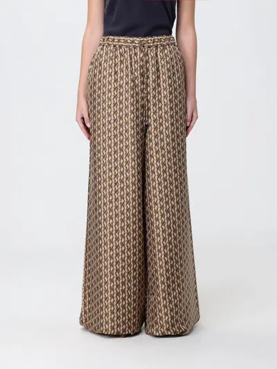 Max Mara Pants Woman In Brown