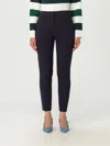 Max Mara Pants Woman Navy In Blue