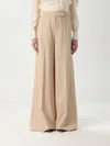 Max Mara Pants Woman White 1 In Multicolor