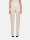 Max Mara Studio Woman Pants Cream Size 8 Virgin Wool In White