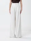 Max Mara Pants Woman White