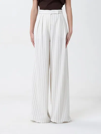 Max Mara Pants Woman White