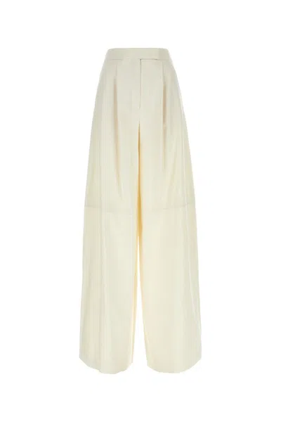 Max Mara Pants In Yellow