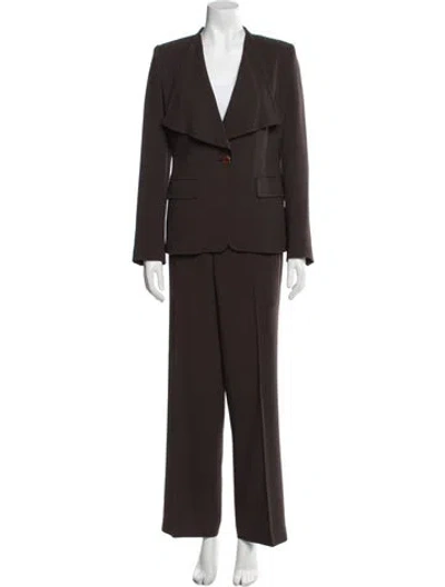 Pre-owned Max Mara Pantsuit In Brown
