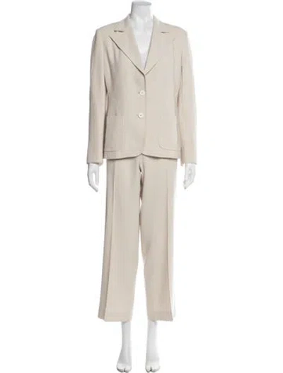 Pre-owned Max Mara Pantsuit In Neutral