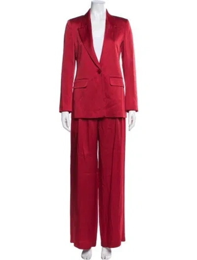 Pre-owned Max Mara Pantsuit W/ Tags In Red
