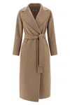 Max Mara 'paola' Coat In Neutral