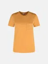 Max Mara 'papaia' Camel Cotton T-shirt