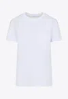 Max Mara Short-sleeved T-shirt In White