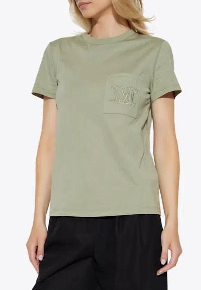 MAX MARA PAPAIA EMBROIDERED M T-SHIRT