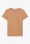 Max Mara Camel-coloured T-shirt In Cotton Women In Brown