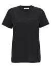 Max Mara Papaia Logo Cotton T-shirt In Black