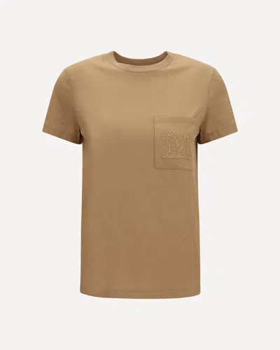 Max Mara Papaia T-shirt In Beige