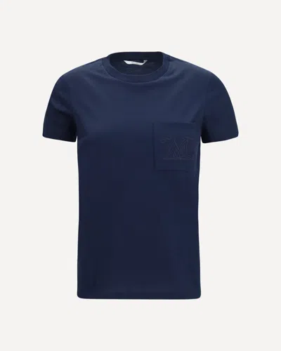 Max Mara Papaia T-shirt In Blue