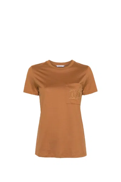 Max Mara Papaia1 T-shirt In Brown