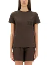 Max Mara T-shirt And Polo Shirt In Brown