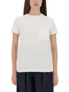 Max Mara "papaya" T-shirt In White
