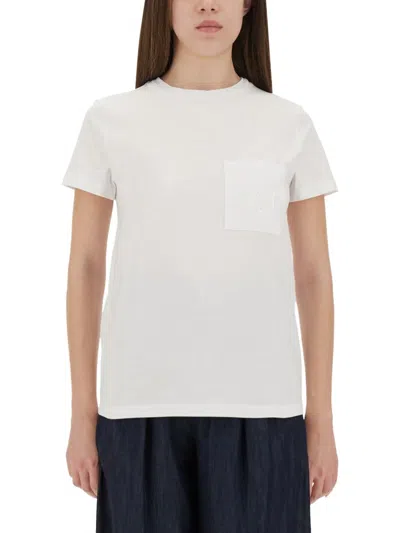 Max Mara Papaya Tshirt In White