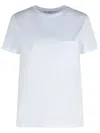 Max Mara Papaya White Cotton Jersey T-shirt