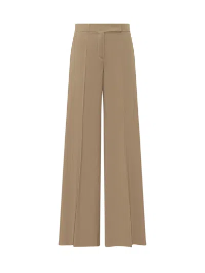 Max Mara Paper Bag Trousers - Mini Fit In Neutral