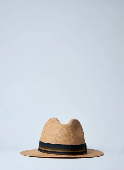 Max Mara Paper Yarn Hat In Beige