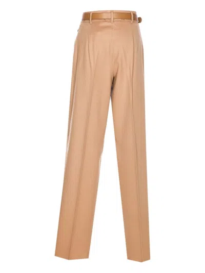 Max Mara Paride Trousers In Brown