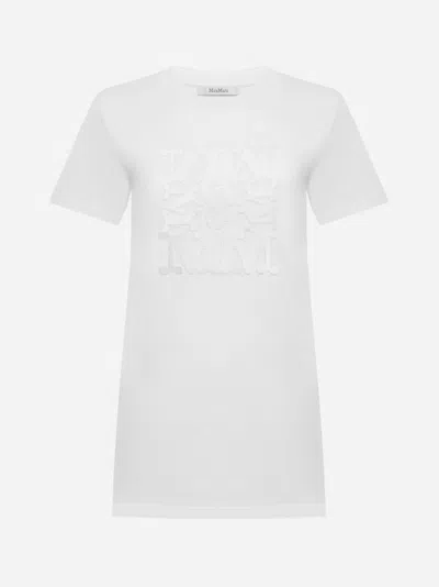 MAX MARA PARK MONOGRAM COTTON T-SHIRT