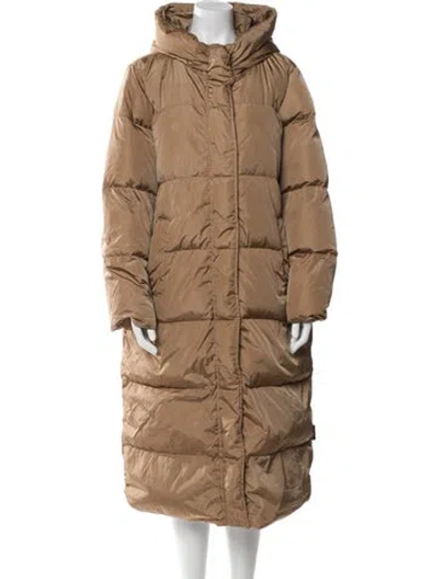 Pre-owned Max Mara Parka In Brown