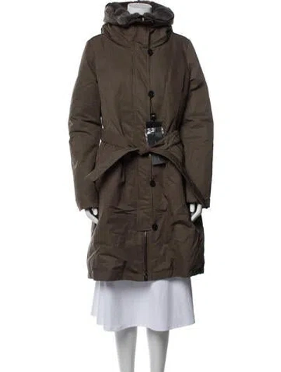 Pre-owned Max Mara Parka In Brown