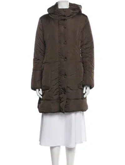 Pre-owned Max Mara Parka In Brown