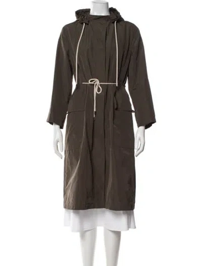 Pre-owned Max Mara Parka In Brown