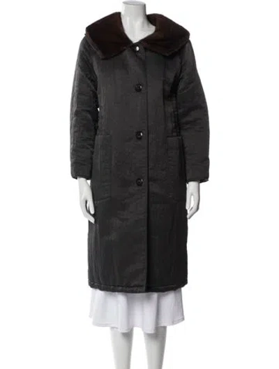Pre-owned Max Mara Parka In Gray