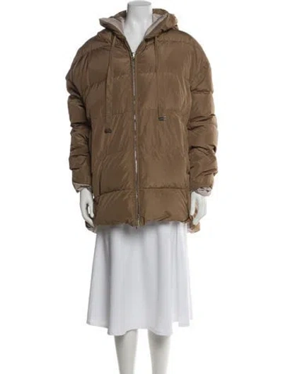 Pre-owned Max Mara Parka In Orange