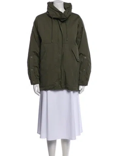 Pre-owned Max Mara Parka W/ Tags In Green