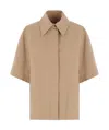 Max Mara Parole Cape In Nude