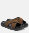 Max Mara Sandalen Party Aus Raffiabast In Braun