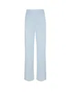 Max Mara Agami Trousers In Light Blue