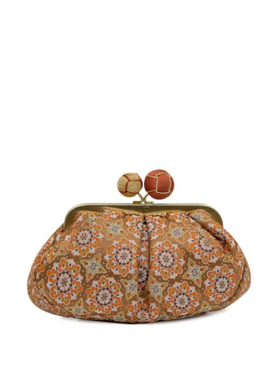 Max Mara Pasticcino Clutch Bag In 橘色