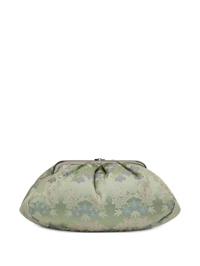 Max Mara Medium Pasticcino Clutch Bag In 绿色