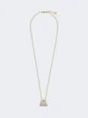 Max Mara Pasticcino Bag-pendant Necklace In Gold
