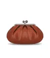 Max Mara Pasticcino Cubico Medium Coccio Clutch In Red