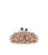Max Mara Pasticcino Dotto Nano Pink Clutch In Pink