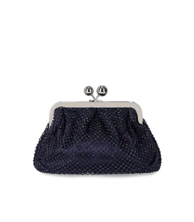 Max Mara Pasticcino Edita Small Blauer Clutch In Black