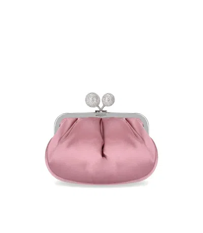 Max Mara Pasticcino Emmy Small Pink Clutch Bag