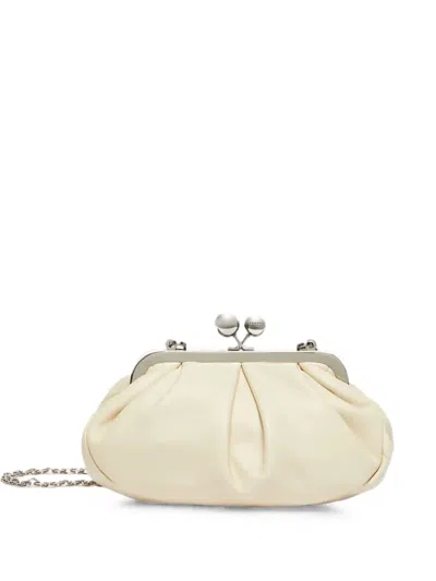 Max Mara Pasticcino Leather Shoulder Bag In Neutral