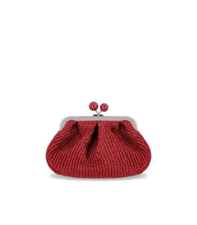 Max Mara Pasticcino Palmas Small Red Clutch